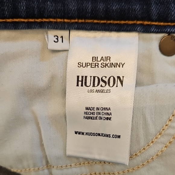 Hudson Blair Super Skinny High Rise Jeans Women's 31 - Picture 4 of 11